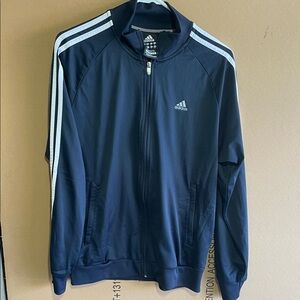 Adidas Men's Dark Blue Track Jacket
